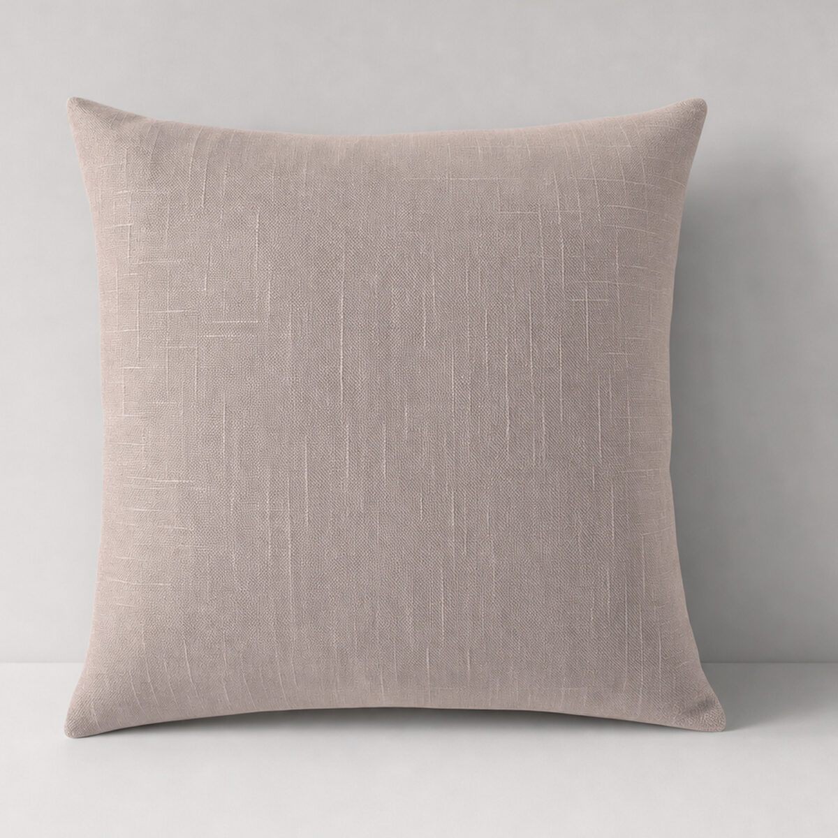 Capa de Almofada 45x45cm Areia Aleta Decor Minimalista, foto de estúdio