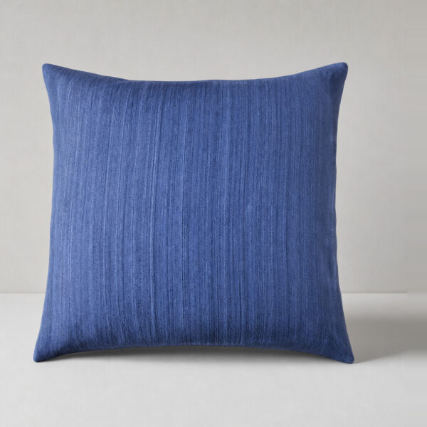 Capa de Almofada 45x45cm Oceano Azul Aleta Decor Minimalista, foto de estúdio