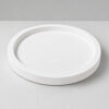 Bandeja Decorativa Redonda 20cm em Cimento Artesanal, vista em perspectiva