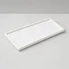 Bandeja Decorativa Retangular 17,5cm em Cimento Artesanal, vista em perspectiva