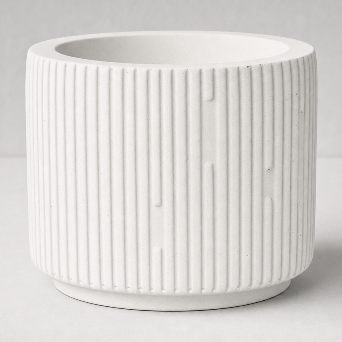 Vaso Decorativo Contemporâneo 7cm Em Cimento Artesanal, foto de estúdio