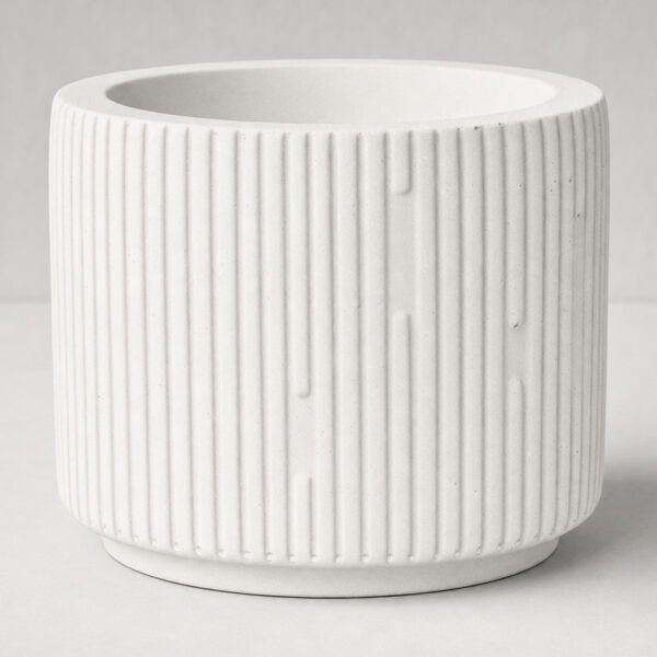 Vaso Decorativo Contemporâneo 7cm Em Cimento Artesanal, foto de estúdio
