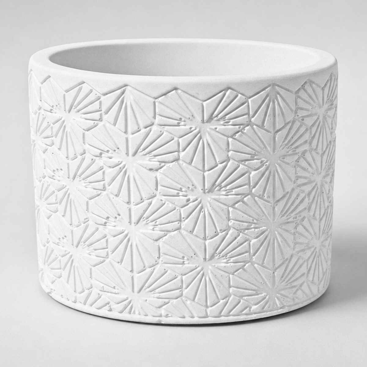 Vaso Estados Artesanal Decorativo 10cm Bahia em Cimento, vista em perspectiva