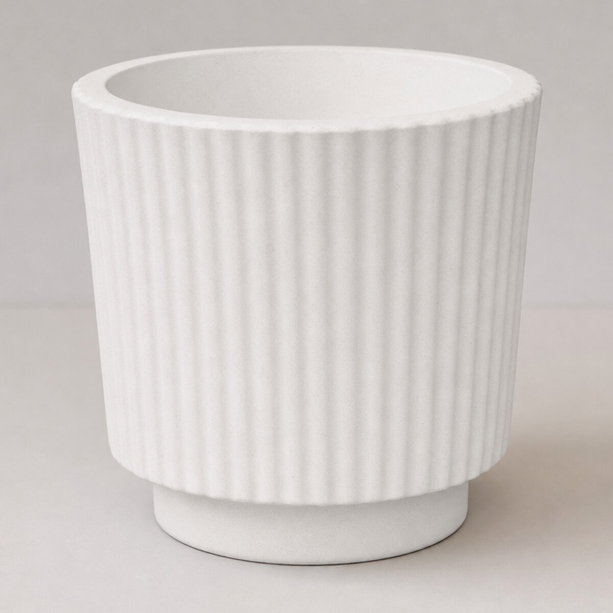 Vaso Decorativo Garrafa Grécia 9,5cm Cimento Artesanal, foto de estúdio
