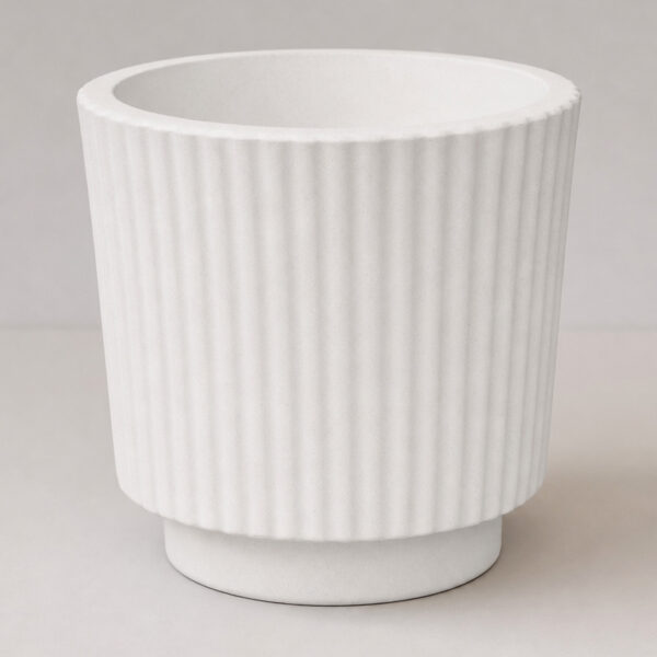 Vaso Decorativo Garrafa Grécia 9,5cm Cimento Artesanal, foto de estúdio