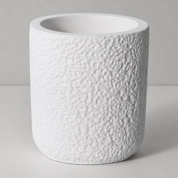 Vaso Decorativo Texturizado 10cm em Cimento Artesanal, foto de estúdio