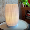 Foto real de cliente: Abajur Luminária Aura 110V/220V Branco Lâmpada LED Inclusa
