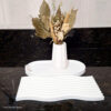 Foto real de cliente: Bandeja Decorativa Ondas Artesanal M 25x12cm Em Cimento Branco