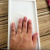 Foto real de cliente: Bandeja Decorativa Retangular 23,5cm em Cimento Artesanal