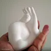 Foto real de cliente: Estátua Decorativa Gigante Admirado Artesanal 9,5x9,5 cm Em Cimento