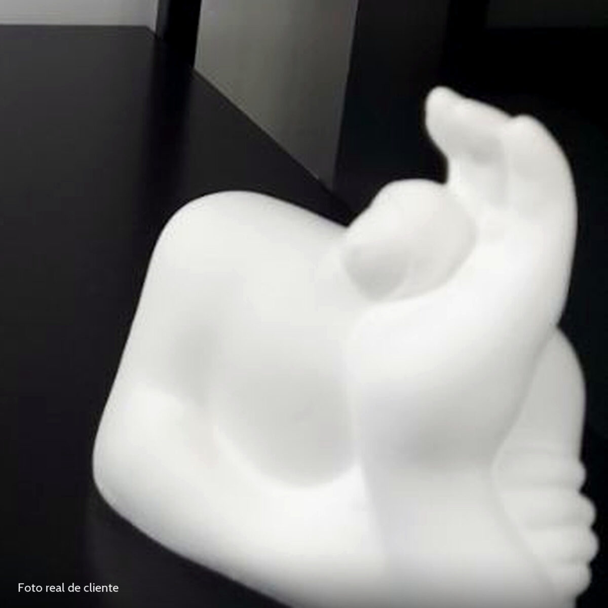 Foto real de cliente: Estátua Decorativa Gigante Admirado Artesanal 9,5x9,5 cm Em Cimento
