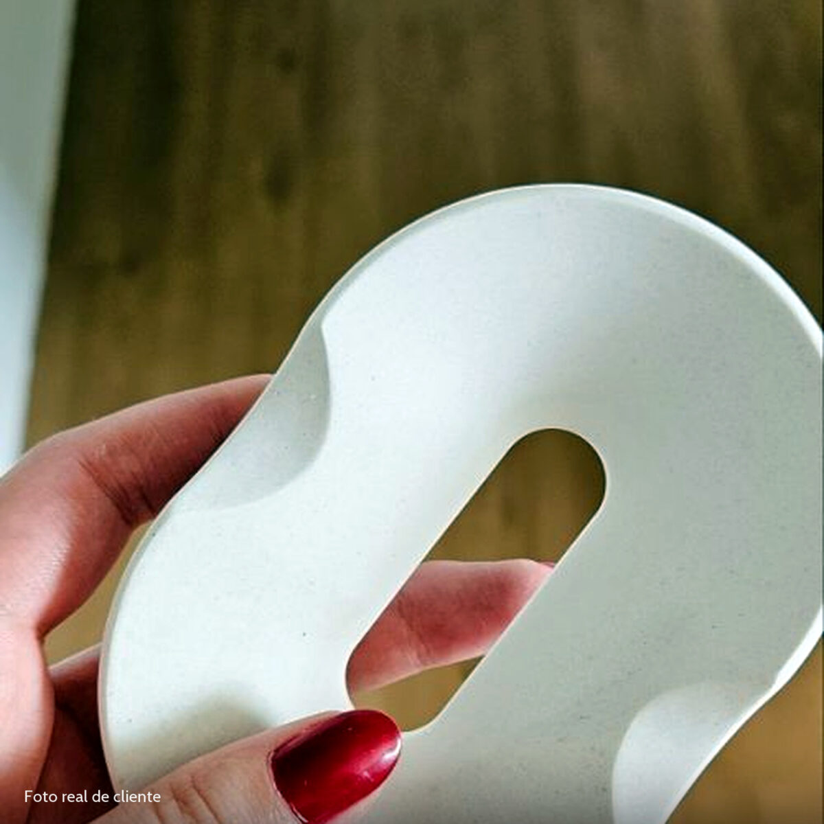 Foto real de cliente: Saboneteira Porta Sabonete Banheiro Oval 11cm em Cimento