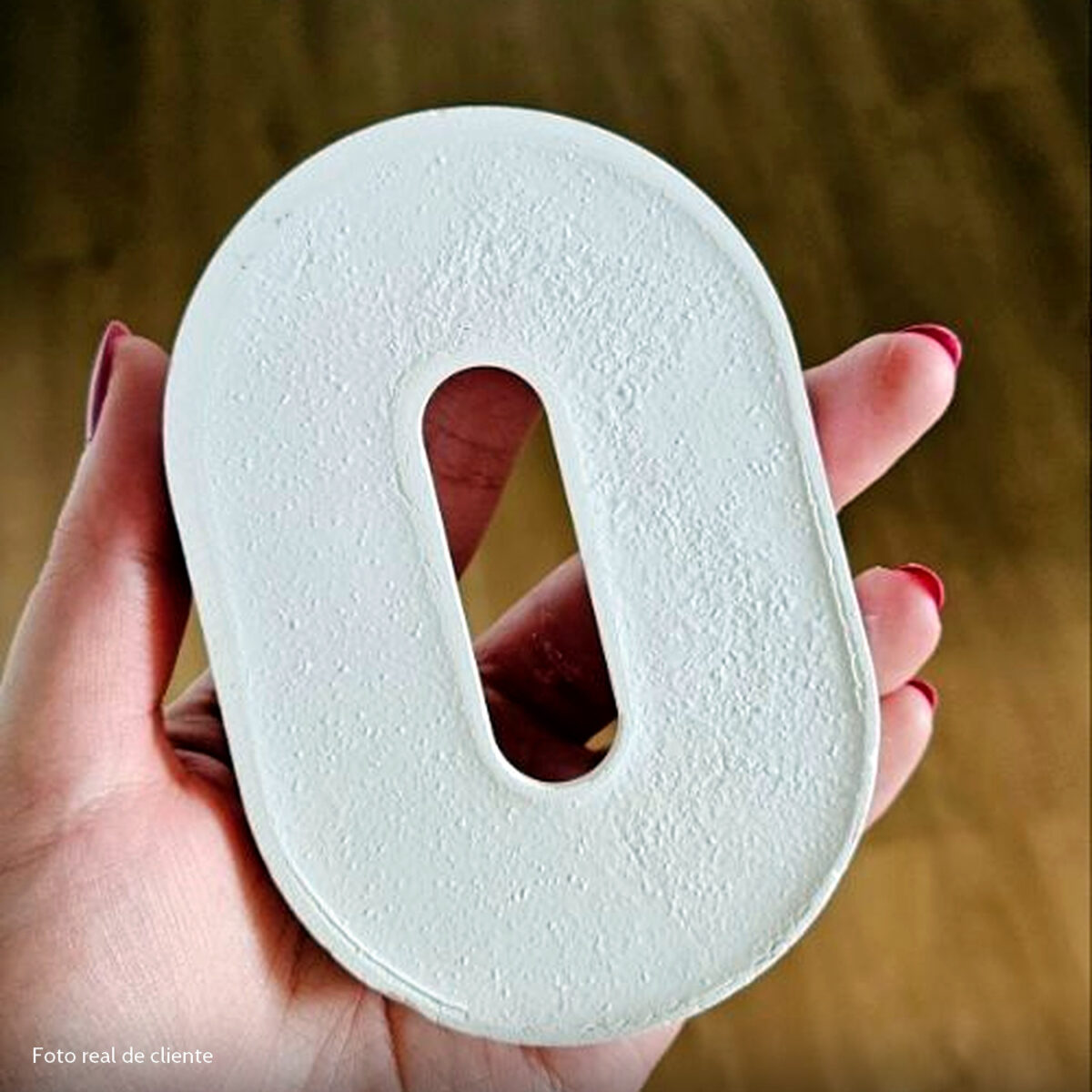 Foto real de cliente: Saboneteira Porta Sabonete Banheiro Oval 11cm em Cimento