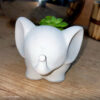 Foto real de cliente: Vaso Decorativo Elefante 12cm Cimento Artesanal