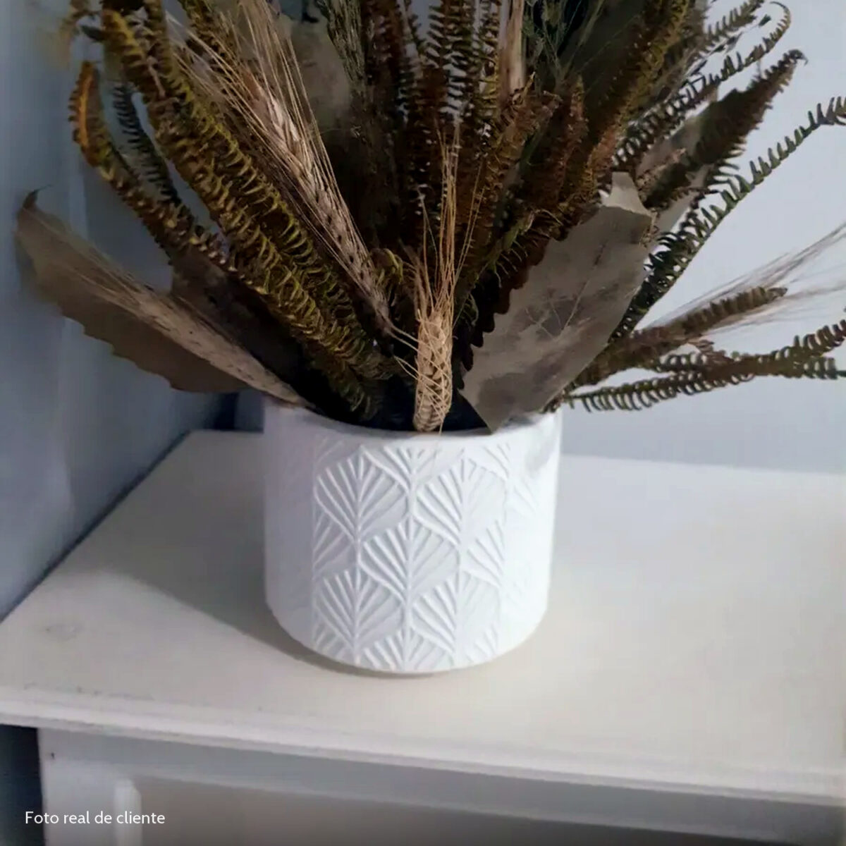 Foto real de cliente: Vaso Estados Artesanal Decorativo 10cm Amazonas em Cimento