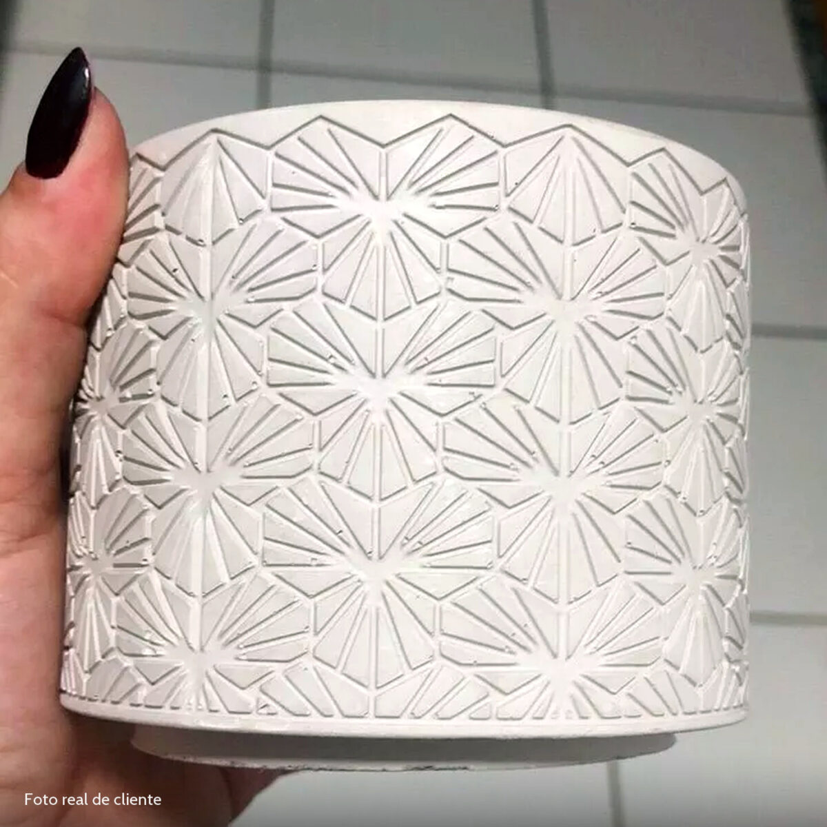 Foto real de cliente: Vaso Estados Artesanal Decorativo 10cm Bahia em Cimento