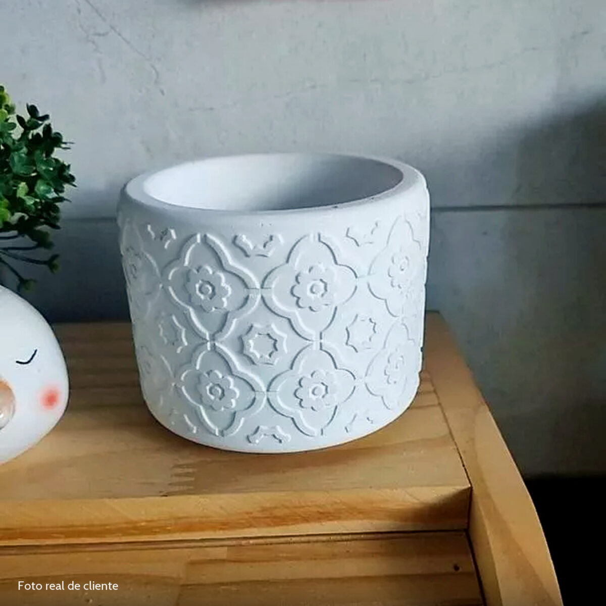 Foto real de cliente: Vaso Estados Artesanal Decor 10cm Rio de Janeiro em Cimento