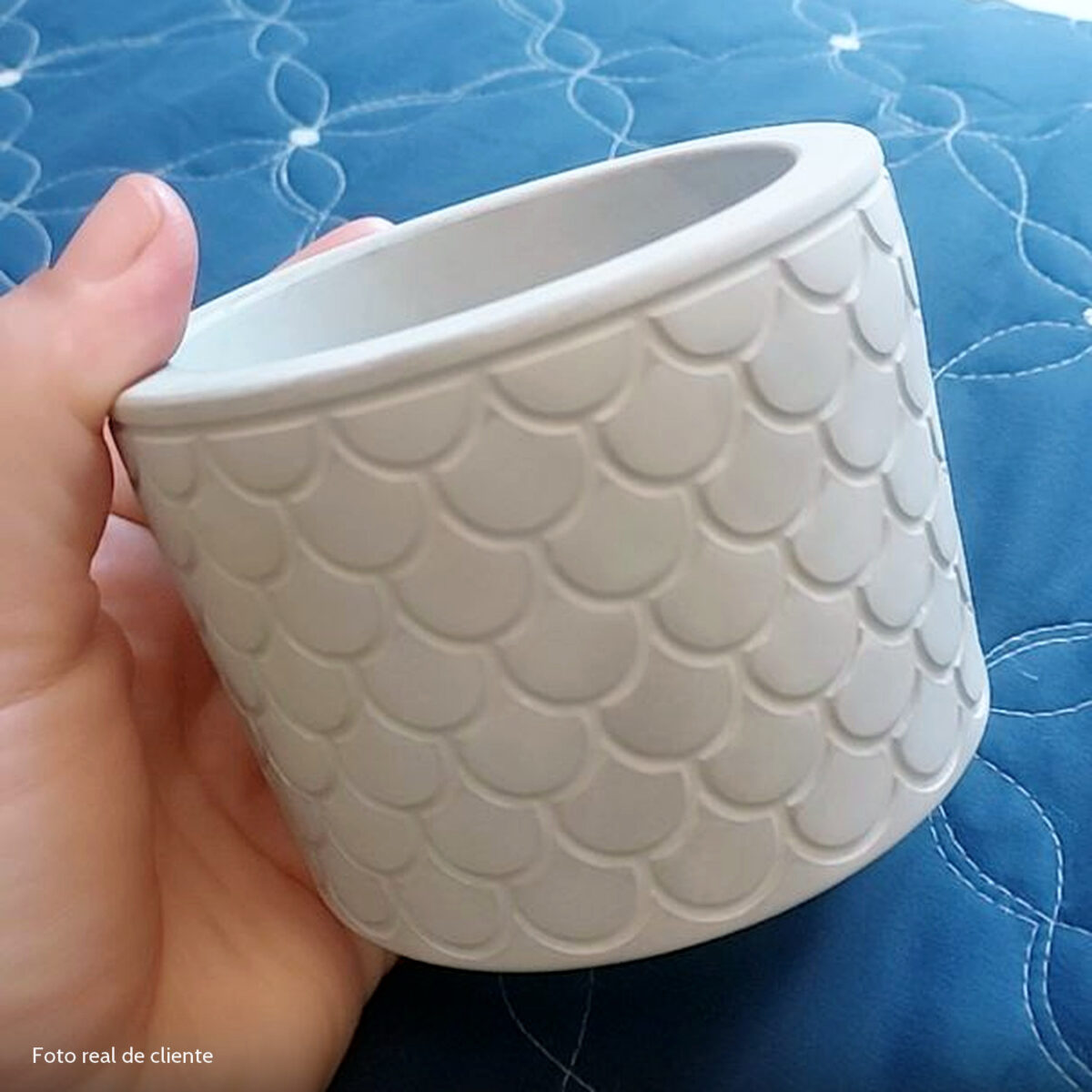 Foto real de cliente: Vaso Estados Artesanal Decorativo 10cm São Paulo em Cimento