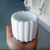 Foto real de cliente: Vaso Decorativo Tulipa 8cm Artesanal em Cimento