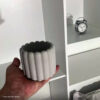 Foto real de cliente: Vaso Decorativo Tulipa 8cm Artesanal em Cimento