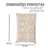 Peso de Porta Decorativo Almofada 1Kg Areia Geométrica