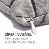 Peso de Porta Decorativo Almofada 1Kg Estampa Muro de Pedras