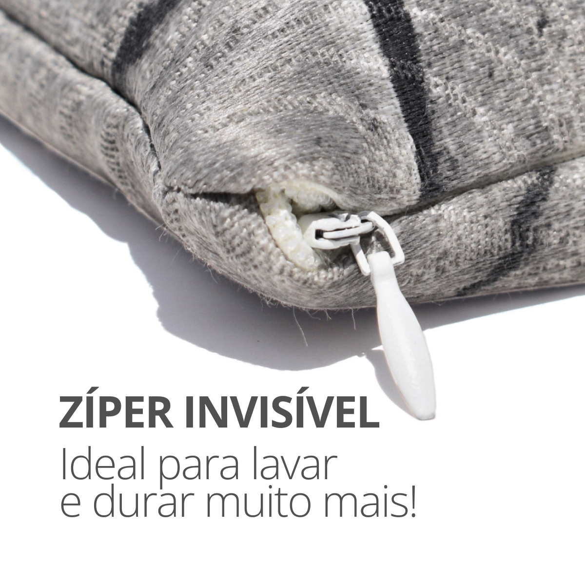 Peso de Porta Decorativo Almofada 1Kg Estampa Muro de Pedras