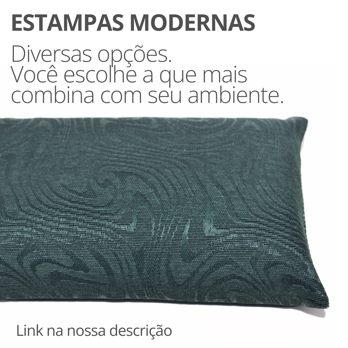 Peso de Porta Decorativo Almofada 1Kg Estampa Ondas Escuras