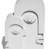 Estátua Decorativa Nórdica Gêmeos 9cm Em Cimento
