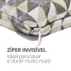 Peso de Porta Decorativo Almofada 1Kg Estampa Pirâmides Sol