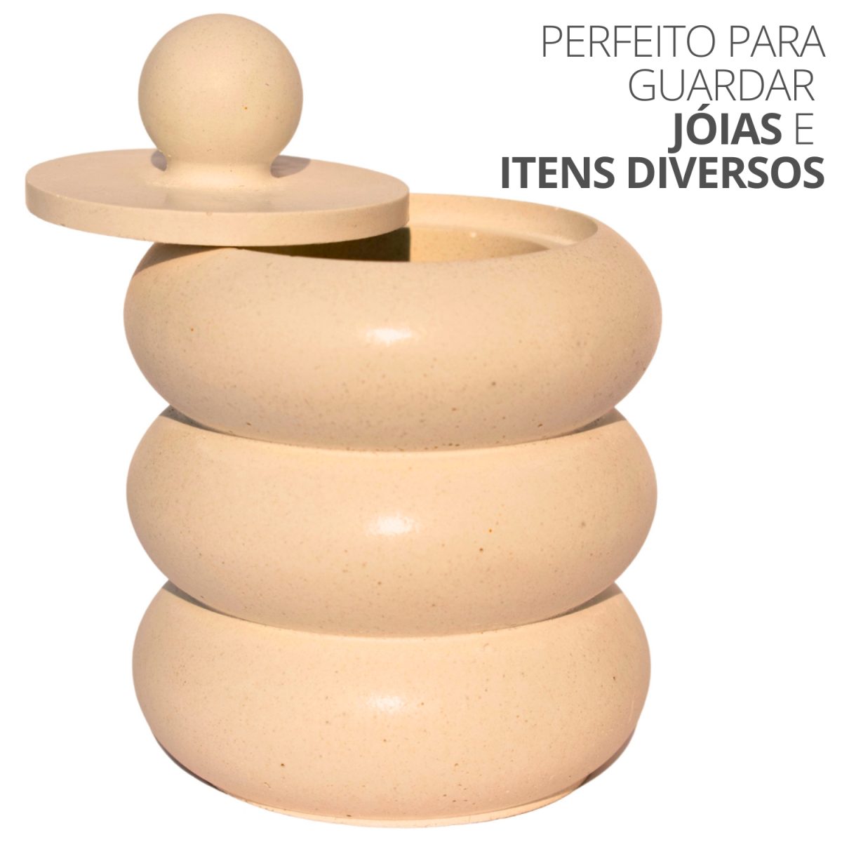 1dd965b2f55fbc70696e1b598194f7ba.jpg Porta Objetos Artesanal Mel Anéis 12x8cm Em Resina Mineral