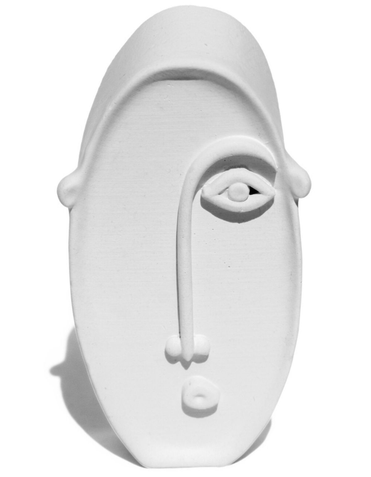 Estátua Decorativa Nórdico Olhar 10cm em Cimento