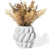 2828c2d752b28bdb1c78934b2556c97d.jpg Vaso Decorativo Novelo 9cm em Cimento Artesanal Sala e Cozinha