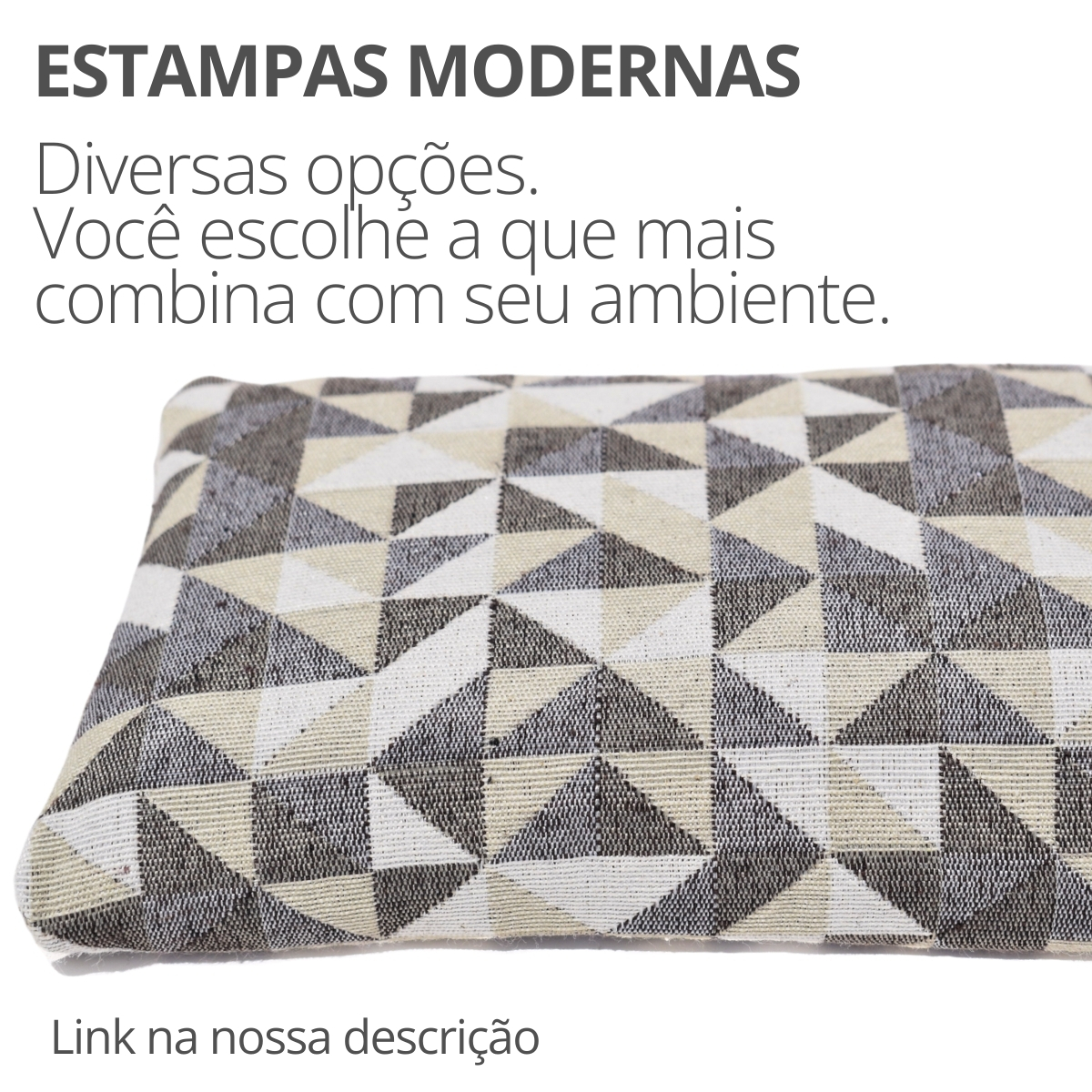 Peso de Porta Decorativo Almofada 1Kg Estampa Pirâmides Sol