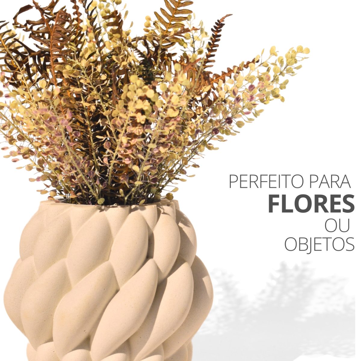 3f103ad462fe368e258edf1e7f880f3a.jpg Vaso Decorativo Novelo 9cm em Cimento Artesanal Sala e Cozinha