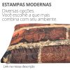 Peso de Porta Decorativo Almofada 1Kg Estampa Tijolinhos