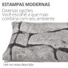 Peso de Porta Decorativo Almofada 1Kg Estampa Muro de Pedras