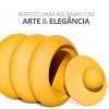 460f8a14ff91ebefb134ce1d2b7d91bd.jpg Porta Objetos Artesanal Mel Anéis 12x8cm Em Resina Mineral