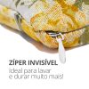 Peso de Porta Decorativo Almofada 1Kg Estampa Provence Gold