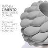 785687b4289e64de1deaf47727ca1e70.jpg Vaso Decorativo Novelo 9cm em Cimento Artesanal Sala e Cozinha