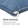 Peso de Porta Decorativo Almofada 1Kg Estampa Oceano Azul