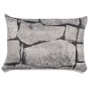 Peso de Porta Decorativo Almofada 1Kg Estampa Muro de Pedras
