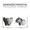 Vaso Decorativo Elefante 12cm Cimento Artesanal