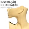 Vaso Decorativo Perfil Rosto Artesanal Decoração Sala e Casa