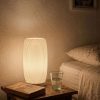 Abajur Luminária Aura 110V/220V Branco Lâmpada LED Inclusa