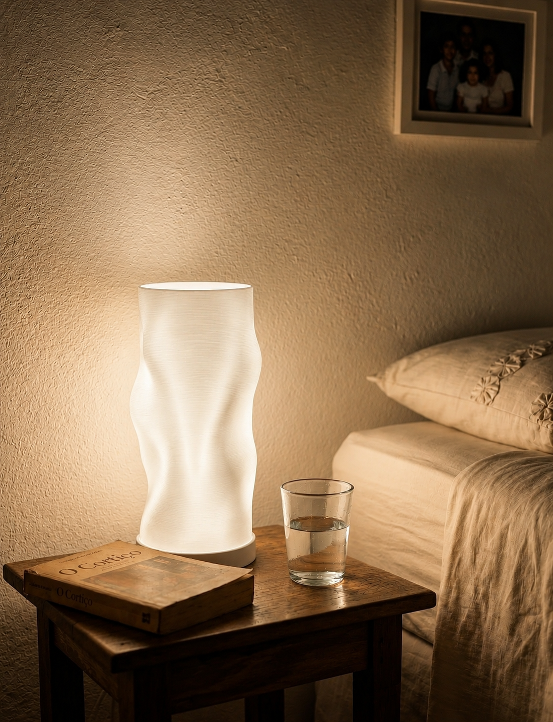 Abajur Luminária Nuvem 110V/220V Branco Lâmpada LED Inclusa