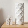 Abajur Luminária Prisma 110V/220V Branco Lâmpada LED Inclusa