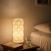 Abajur Luminária Prisma 110V/220V Branco Lâmpada LED Inclusa
