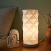 Abajur Luminária Prisma 110V/220V Branco Lâmpada LED Inclusa