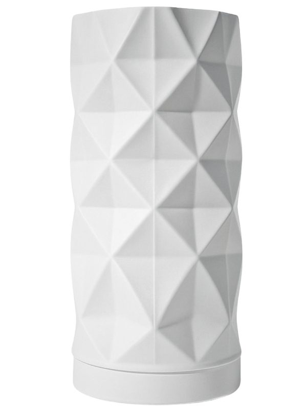 Abajur Luminária Prisma 110V/220V Branco Lâmpada LED Inclusa